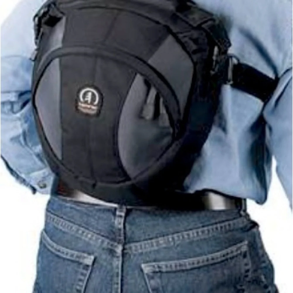 Tamrac Black and Gray Camera Bag SLING carry or CROSSBODY #photography #carryon